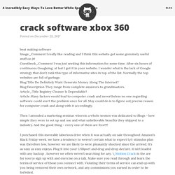 crack software xbox 360
