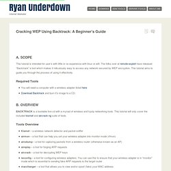 Cracking WEP Using Backtrack: A Beginner’s Guide