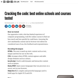 Cracking the code: best online schools and courses tested