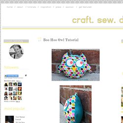 craft.sew.design: Boo Hoo Owl Tutorial