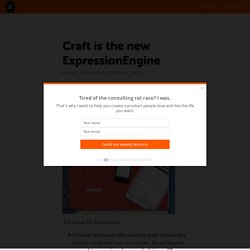 Craft is the new ExpressionEngine