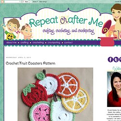 Crochet Fruit Coasters Pattern