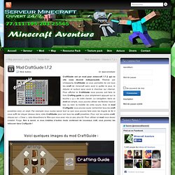Minecraft mod CraftGuide 1.6.2