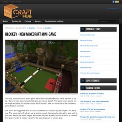 Blockey New Game Within Minecraft