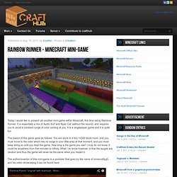 Rainbow Runner - Minecraft Mini-game
