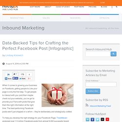 Data-Backed Tips for Crafting the Perfect Facebook Post [Infographic]