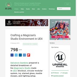 Crafting a Magician’s Studio Environment in UE4