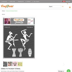 CrafTreat Stencil - Dance to the beat