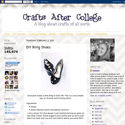 DIY Bling Shoes