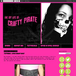 Crafty Pirate: ✂ Bow Waist Belt Tutorial