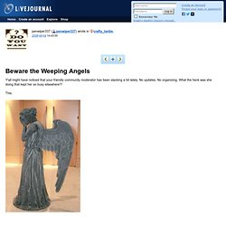 crafty_tardis: Beware the Weeping Angels