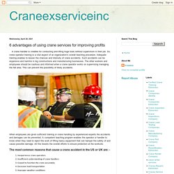 6 advantages of using crane services for improving profits