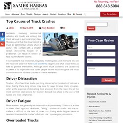 Top Causes of Truck Crashes - Orange County Truck Accident Attorney
