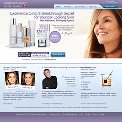 Cindy Crawford Advanced Anti Aging Skin Care Products
