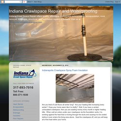 Indiana Crawlspace Repair and Waterproofing