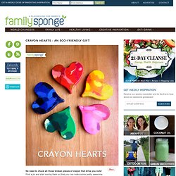 Crayon Hearts : An Eco-Friendly Gift