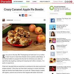 Crazy Caramel Apple Pie Bombs