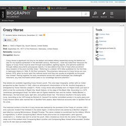 Crazy Horse - Biography in Context