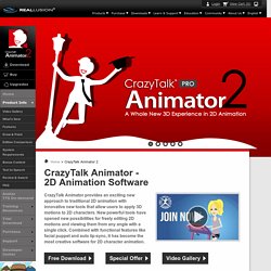 CrazyTalk Animator 2 - 2D Animation Software & Cartoon Maker