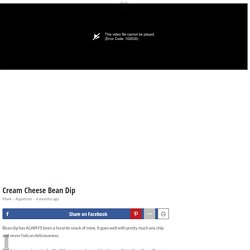 Cream Cheese Bean Dip