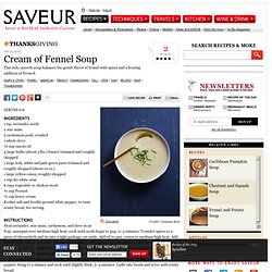 Cream of Fennel Soup Cream of Fennel Soup