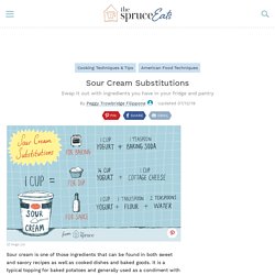 Sour Cream Substitutions With Dairy Free Options