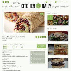 Creamy Avocado & White Bean Wrap Recipe