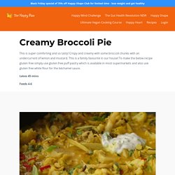Creamy broccoli pie