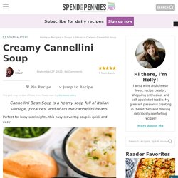 Creamy Cannellini Soup {Quick & Hearty}