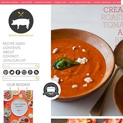 Creamy Roasted Tomato & Basil Soup