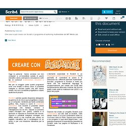 Creare con Scratch