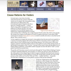 Crease Patterns For Folders