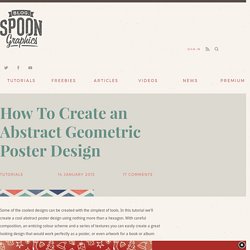 How To Create an Abstract Geometric Poster Design