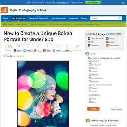 How to Create a Bokeh Portrait for Under $10
