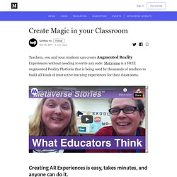 Create Magic in your Classroom - MetaverseApp - Medium