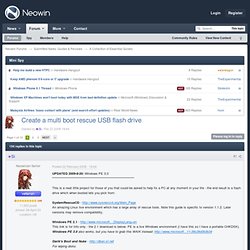Create a multi boot rescue USB flash drive - Neowin Forums