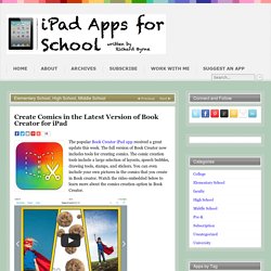 Create Comics in the Latest Version of Book Creator for iPad