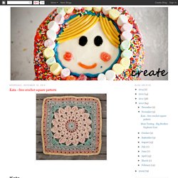 create: Kata - free crochet square pattern