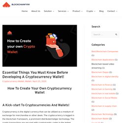 How To Create Your Own Cryptocurrency Wallet