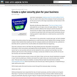 Create a cyber security plan for your business
