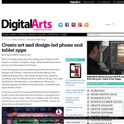 Turn your art & designs into iPhone, iPad & Android apps - Feature