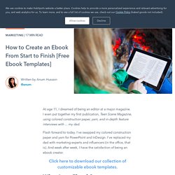 How to Create an Ebook From Start to Finish [Free Ebook Templates]