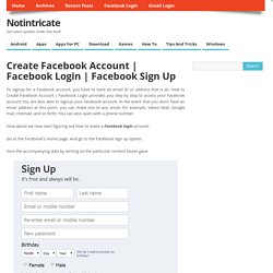 Create Facebook Account