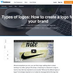Types of logos: How to create a logo for your brand