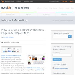 How to Create a Google+ Business Page in 5 Simple Steps