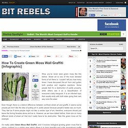 How To Create Green Moss Wall Graffiti&#8230;