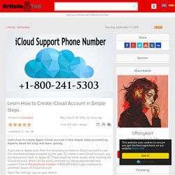 Learn How to Create iCloud Account in Simple Steps Article