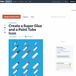 Create a Super Glue and a Paint Tube Icon