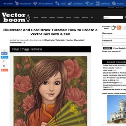 How to Create a Vector Girl using Adobe Illustrator or CorelDraw