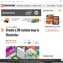 Create a 3D custom map in Illustrator